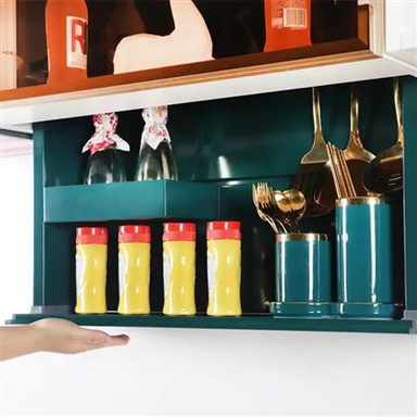 Trydan Uchder Addasadwy Smart Lifft Cabinet Storio Cegin