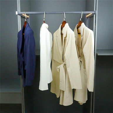 System Rod Crog Codi Cwpwrdd Dillad